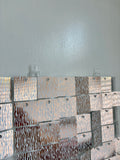 New animal print bronze sequin wall panels - new style buckle clip
