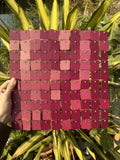 NEW Premium Burgundy sequin wall