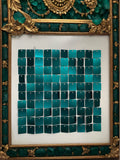 Emerald green sequin wall panels. Shimmer / shimmer wall panel backdrop for sale uk supplier & stock. 
