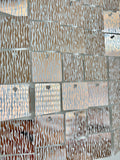 New animal print bronze sequin wall panels - new style buckle clip