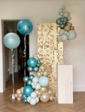 Vanilla gold sequin wall panels