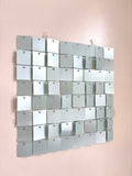 New pastel pearl blue sequin wall panels