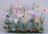 Whimsical flowers set or individual