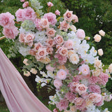 Porsha floral arch freestanding