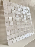 NEW “Pearl” white Matte sequin wall